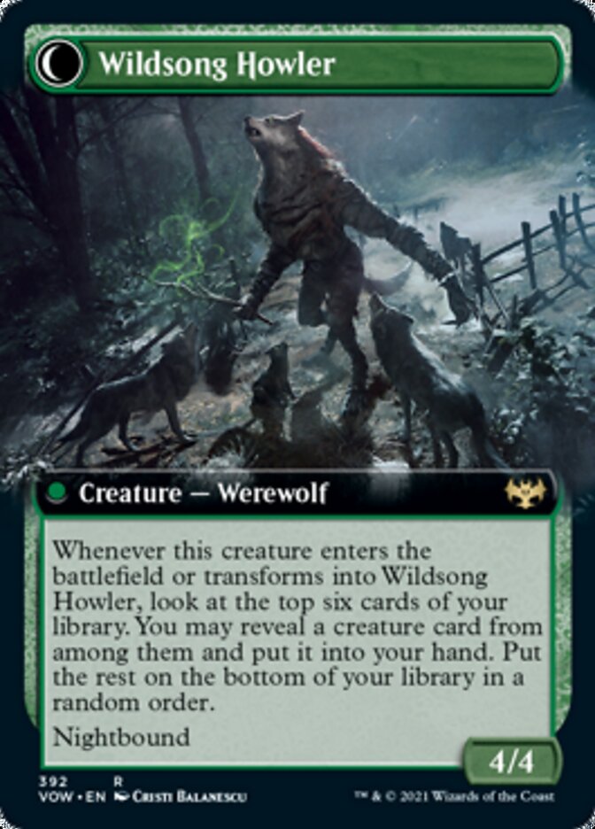 Howlpack Piper // Wildsong Howler (Extended) [Innistrad: Crimson Vow] | Grognard Games