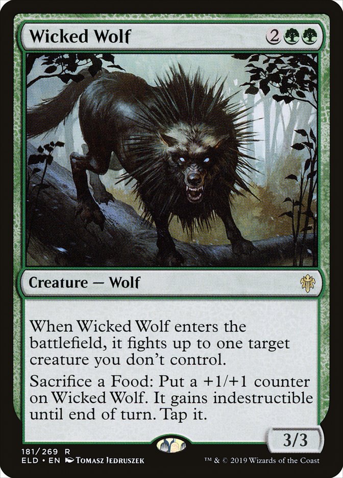 Wicked Wolf [Throne of Eldraine] | Grognard Games