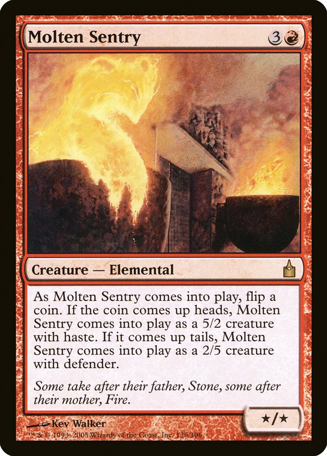 Molten Sentry [Ravnica: City of Guilds] | Grognard Games