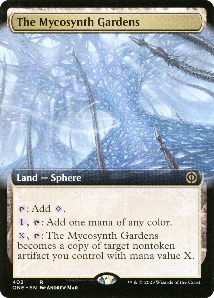 The Mycosynth Gardens (Extended Art) [Phyrexia: All Will Be One] | Grognard Games