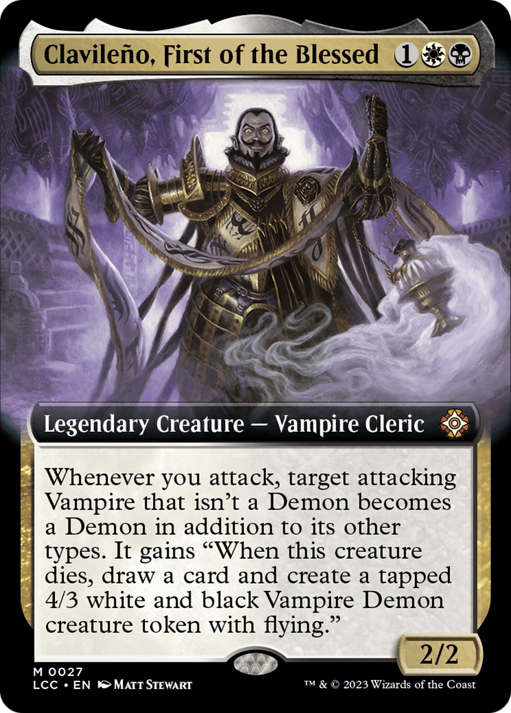 Clavileno, First of the Blessed (Extended Art) [The Lost Caverns of Ixalan Commander] | Grognard Games