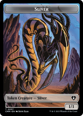 Sliver Army // Sliver Double-Sided Token [Commander Masters Tokens] | Grognard Games