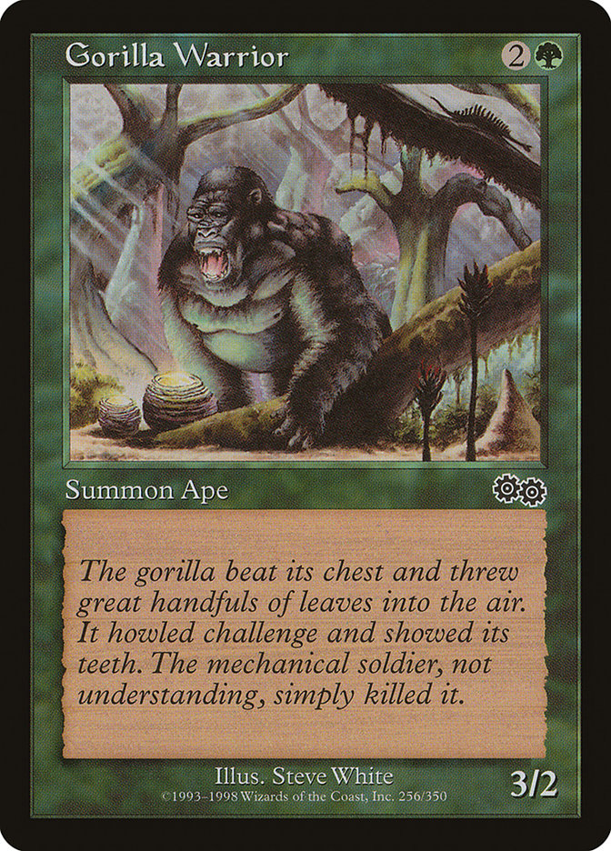 Gorilla Warrior [Urza's Saga] | Grognard Games