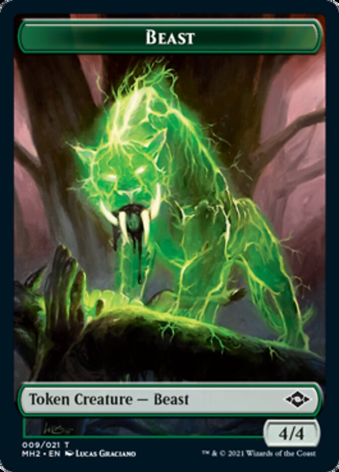 Beast Token // Squirrel Token [Modern Horizons 2 Tokens] | Grognard Games