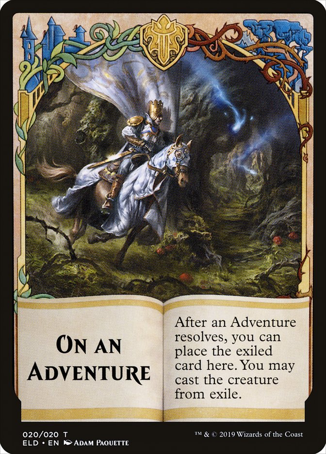 On an Adventure [Throne of Eldraine Tokens] | Grognard Games