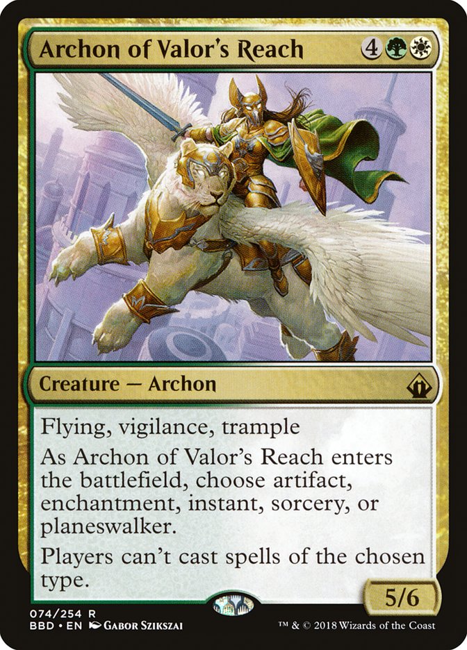 Archon of Valor's Reach [Battlebond] | Grognard Games