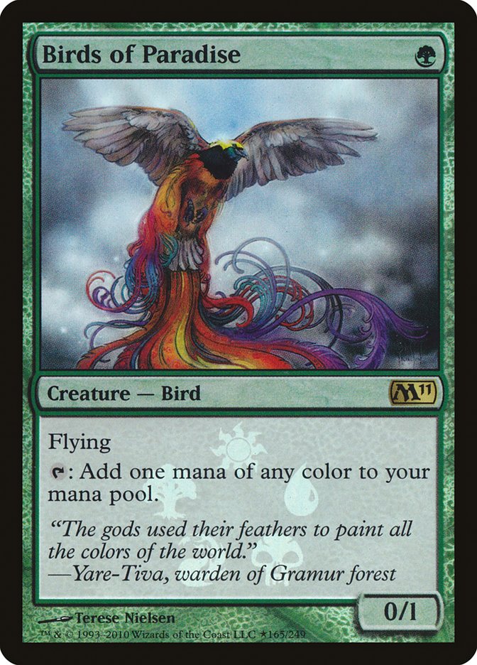 Birds of Paradise (Buy-A-Box) [Magic 2011 Promos] | Grognard Games