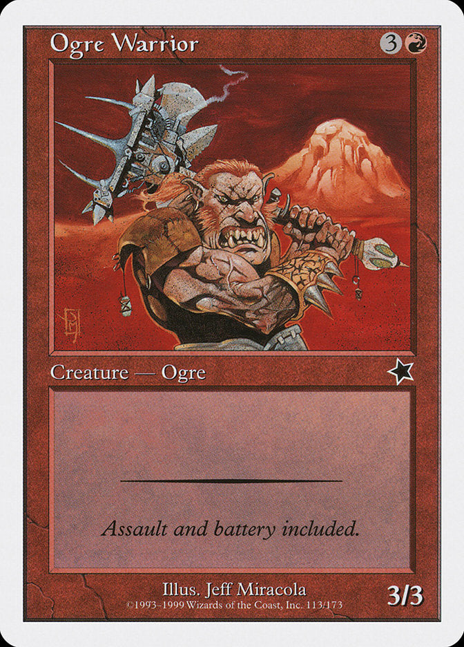 Ogre Warrior [Starter 1999] | Grognard Games