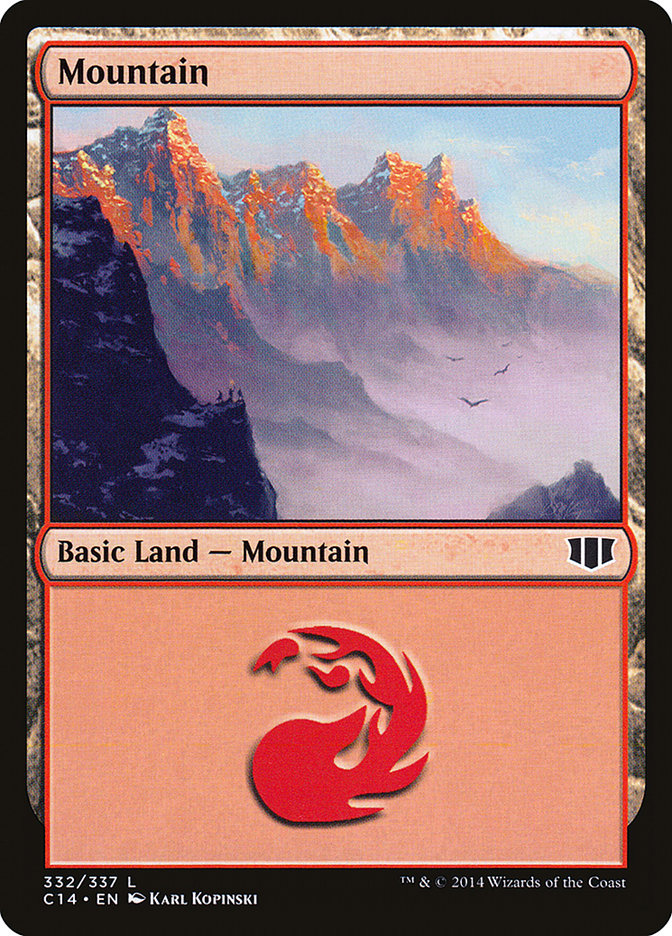 Mountain (332) [Commander 2014] | Grognard Games