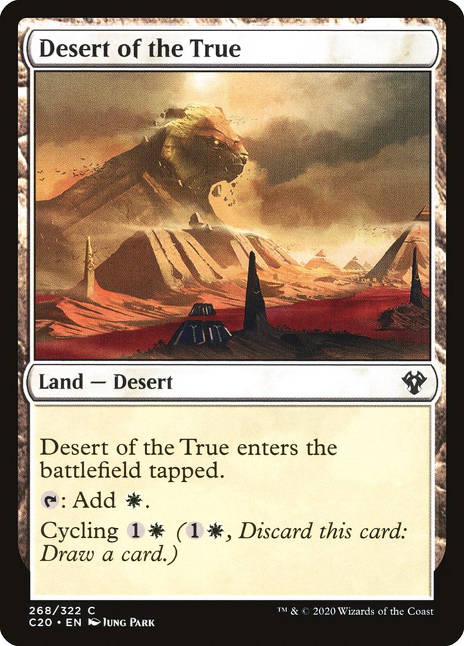 Desert of the True [Commander 2020] | Grognard Games