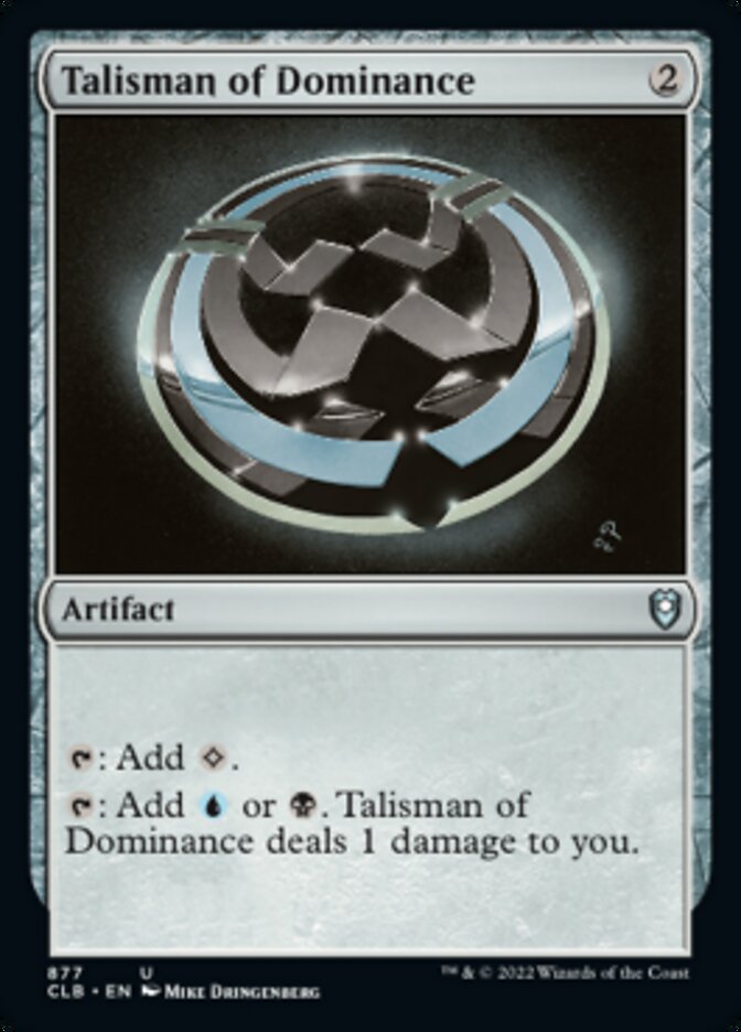 Talisman of Dominance [Commander Legends: Battle for Baldur's Gate] | Grognard Games