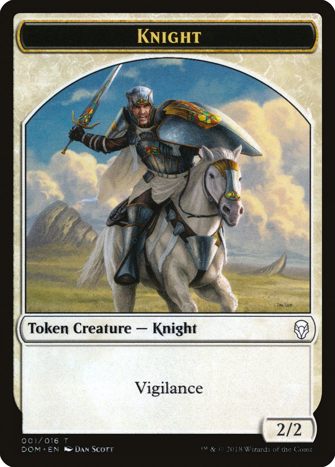 Knight (001/016) [Dominaria Tokens] | Grognard Games