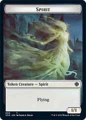 Bird // Spirit Double-Sided Token [Starter Commander Decks] | Grognard Games