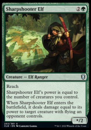 Sharpshooter Elf [Commander Legends: Battle for Baldur's Gate] | Grognard Games