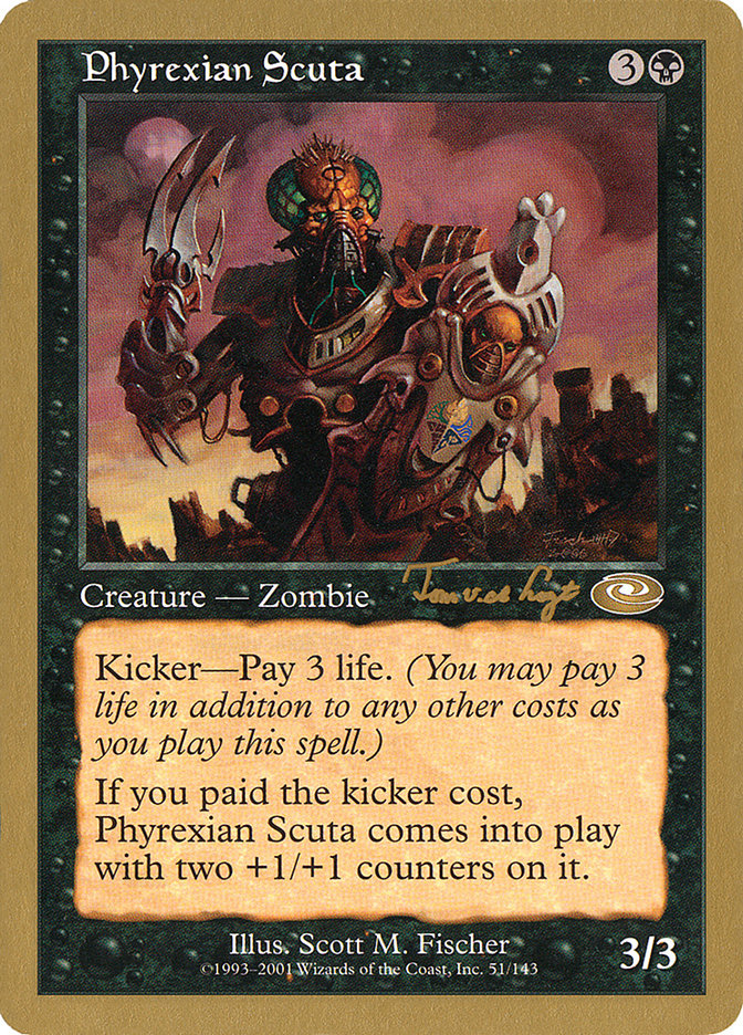 Phyrexian Scuta (Tom van de Logt) [World Championship Decks 2001] | Grognard Games