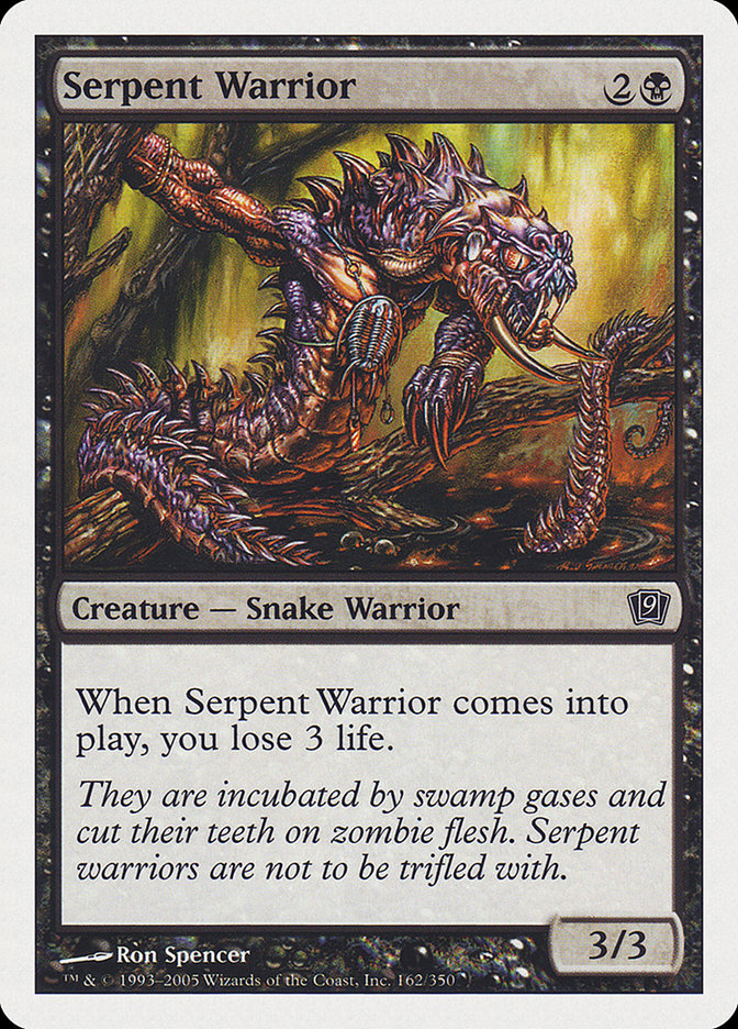 Serpent Warrior [Ninth Edition] | Grognard Games