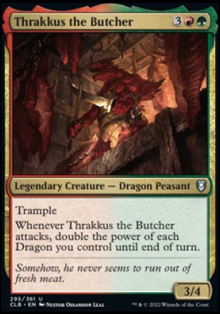 Thrakkus the Butcher [Commander Legends: Battle for Baldur's Gate] | Grognard Games