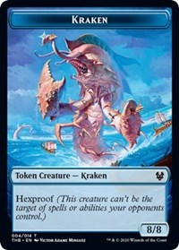 Kraken // Satyr Double-sided Token [Theros Beyond Death Tokens] | Grognard Games