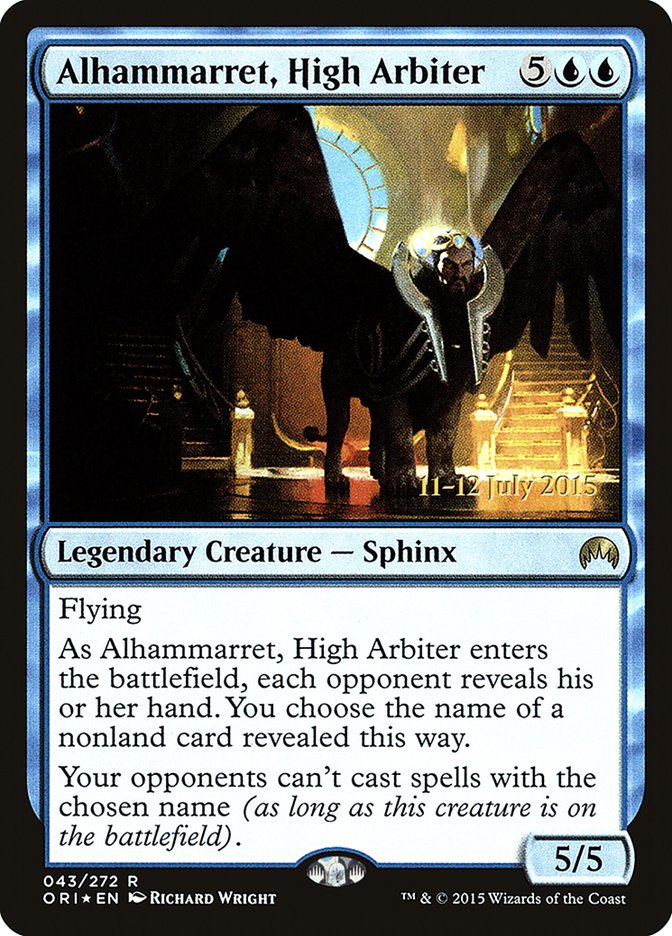 Alhammarret, High Arbiter [Magic Origins Prerelease Promos] | Grognard Games