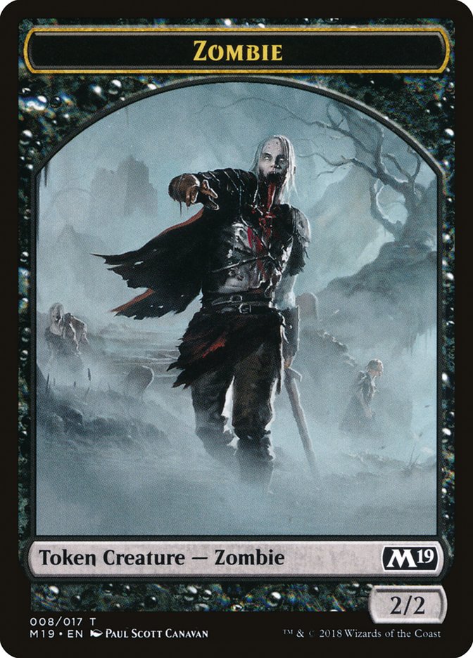 Zombie [Core Set 2019 Tokens] | Grognard Games