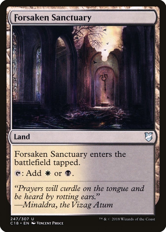 Forsaken Sanctuary [Commander 2018] | Grognard Games