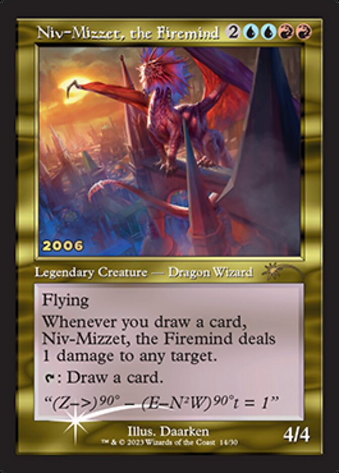 Niv-Mizzet, the Firemind [30th Anniversary Promos] | Grognard Games