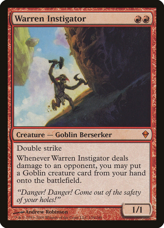 Warren Instigator [Zendikar] | Grognard Games