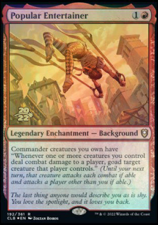 Popular Entertainer [Commander Legends: Battle for Baldur's Gate Prerelease Promos] | Grognard Games