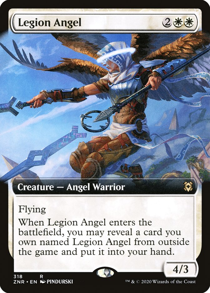 Legion Angel (Extended) [Zendikar Rising] | Grognard Games