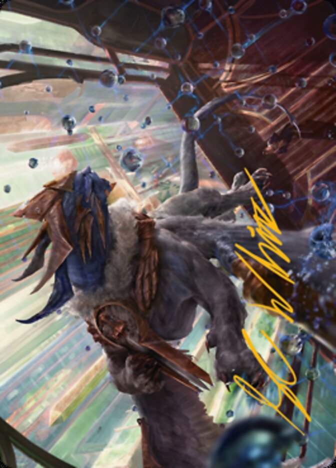 Change of Plans Art Card (Gold-Stamped Signature) [Streets of New Capenna Art Series] | Grognard Games