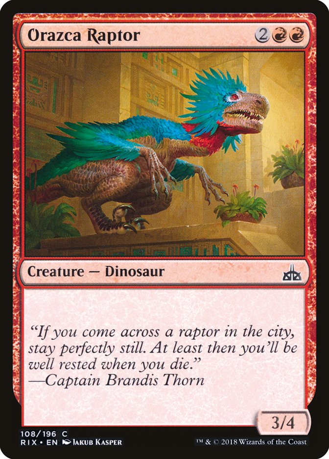 Orazca Raptor [Rivals of Ixalan] | Grognard Games