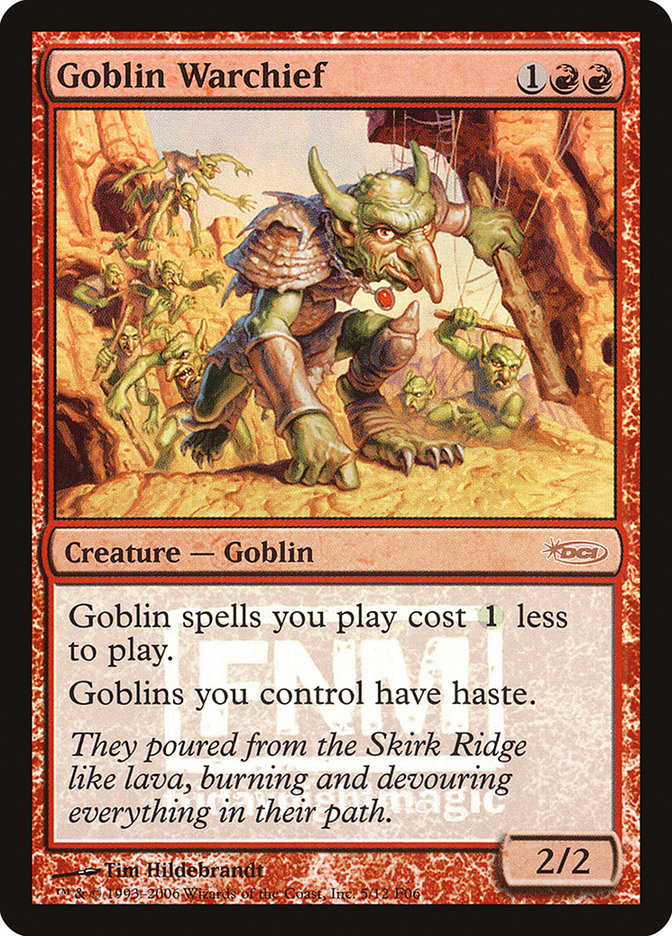 Goblin Warchief [Friday Night Magic 2006] | Grognard Games