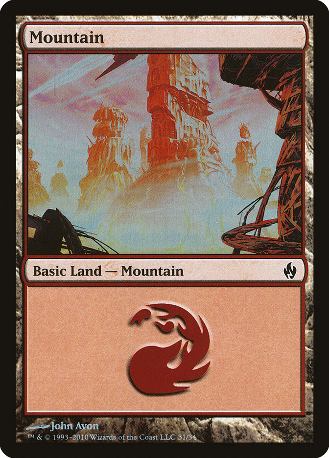 Mountain (31) [Premium Deck Series: Fire and Lightning] | Grognard Games
