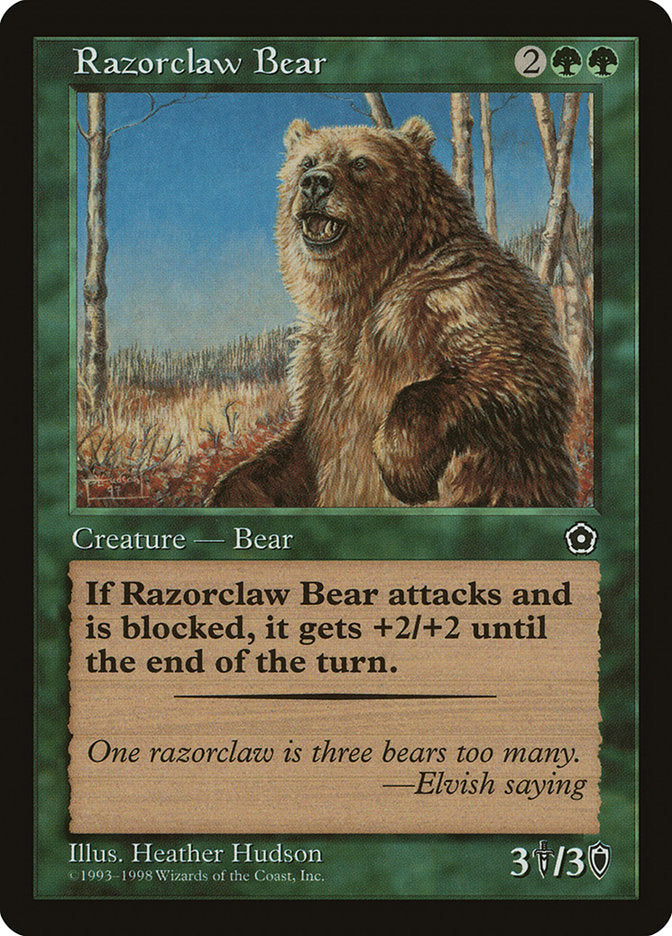 Razorclaw Bear [Portal Second Age] | Grognard Games