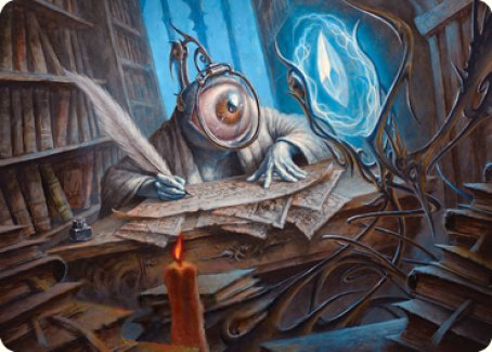 Unblinking Observer Art Card [Innistrad: Midnight Hunt Art Series] | Grognard Games