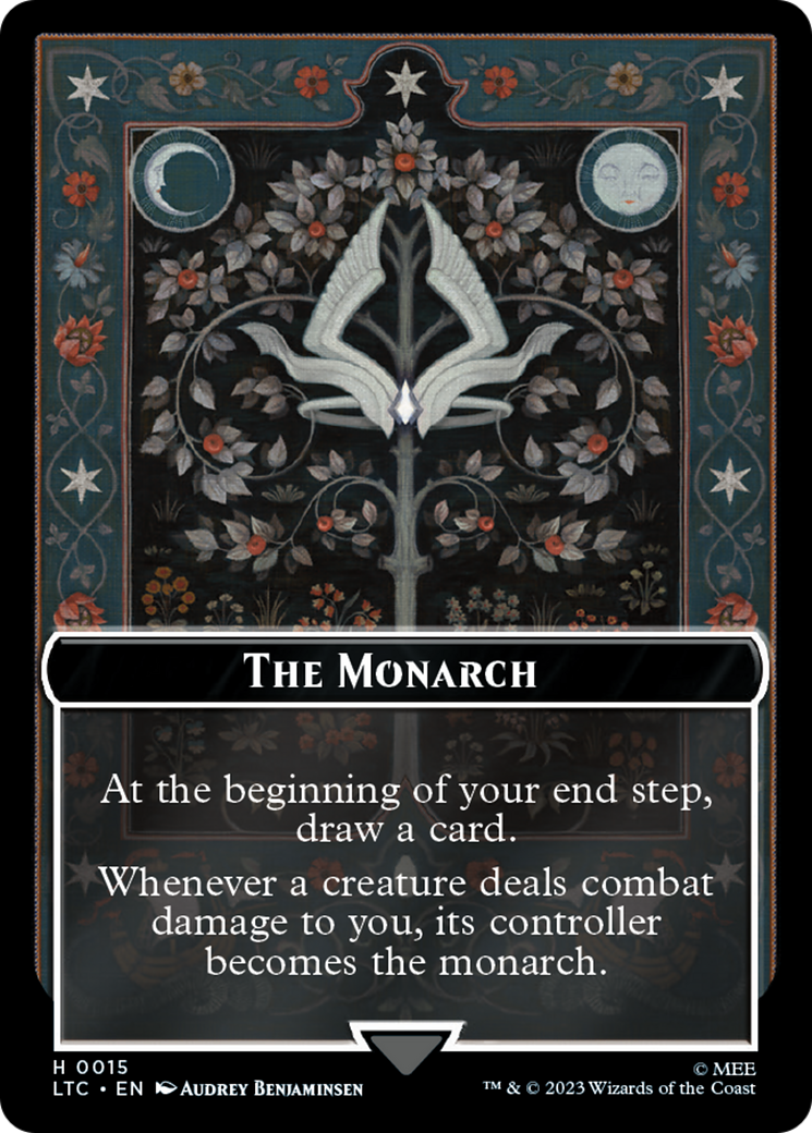 The Monarch // Treasure Double-Sided Token [The Lord of the Rings: Tales of Middle-Earth Commander Tokens] | Grognard Games