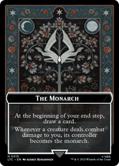 The Monarch // Treasure Double-Sided Token [The Lord of the Rings: Tales of Middle-Earth Commander Tokens] | Grognard Games