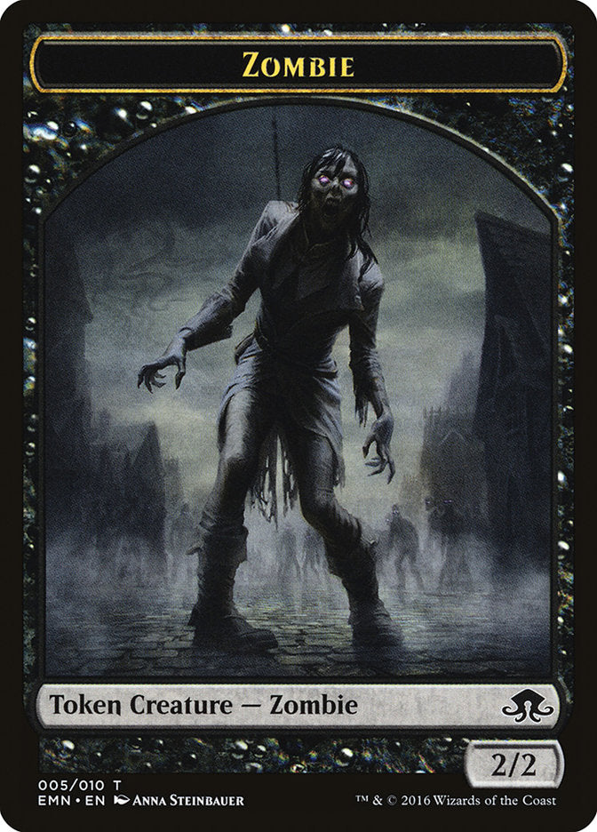 Zombie (005/010) [Eldritch Moon Tokens] | Grognard Games