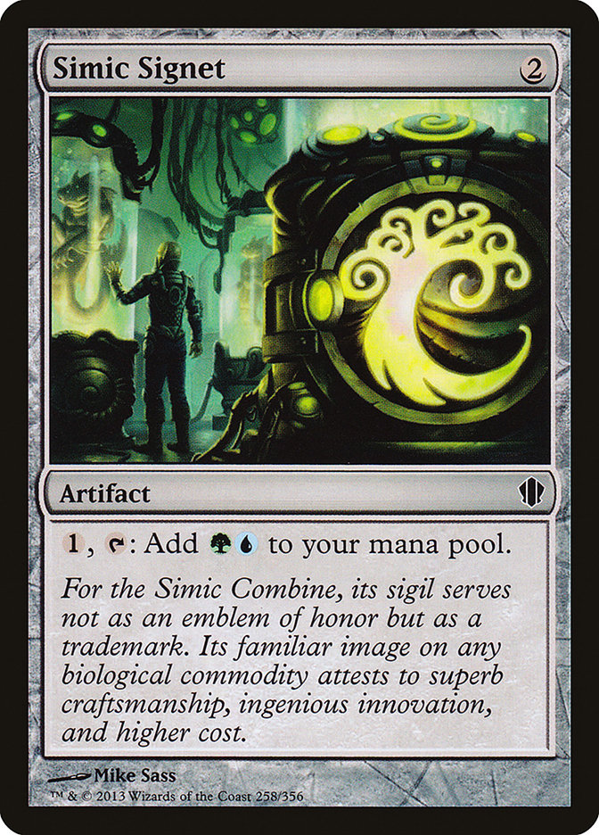 Simic Signet [Commander 2013] | Grognard Games