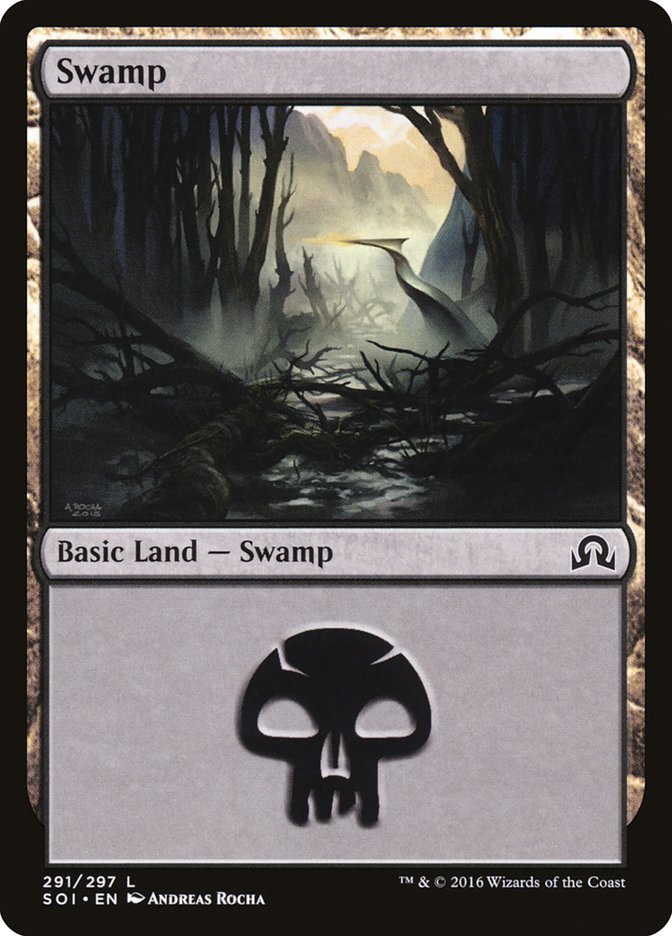 Swamp (291) [Shadows over Innistrad] | Grognard Games