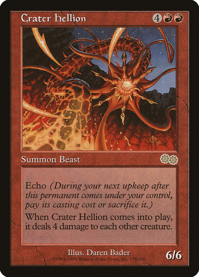 Crater Hellion [Urza's Saga] | Grognard Games