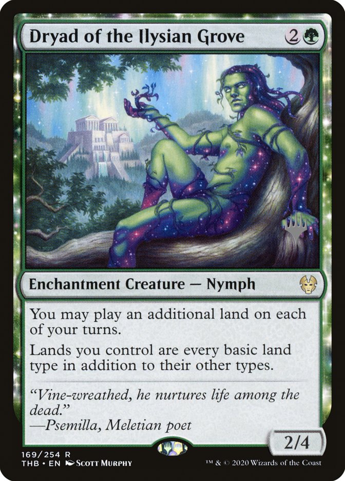 Dryad of the Ilysian Grove (Promo Pack) [Theros Beyond Death Promos] | Grognard Games