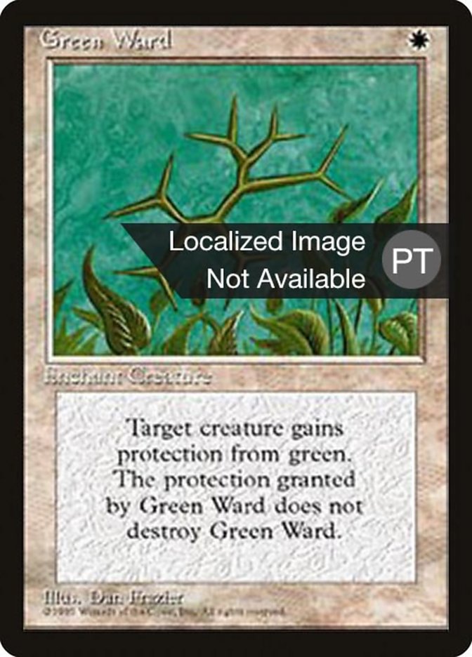 Green Ward [Fourth Edition (Foreign Black Border)] | Grognard Games