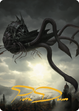 Nautiloid Ship Art Card (Gold-Stamped Signature) [Commander Legends: Battle for Baldur's Gate Art Series] | Grognard Games