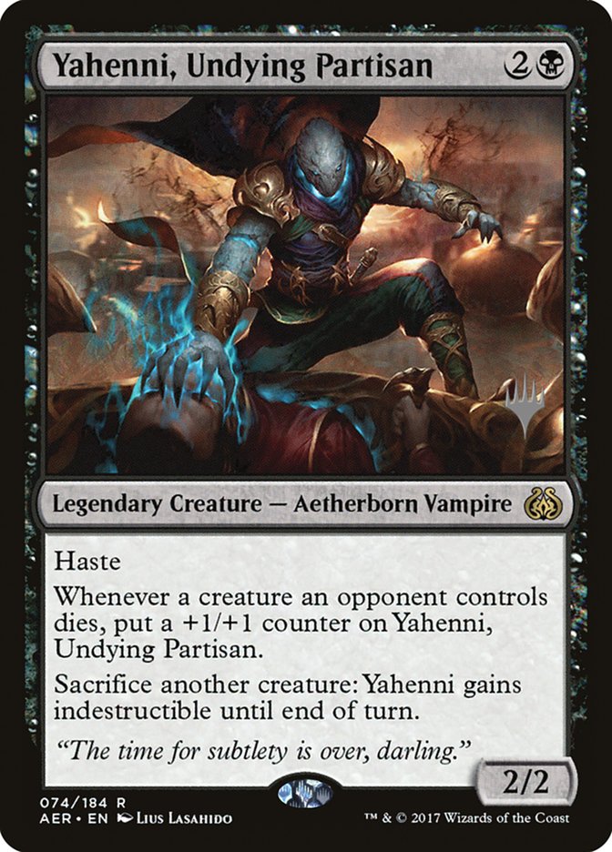 Yahenni, Undying Partisan (Promo Pack) [Aether Revolt Promos] | Grognard Games