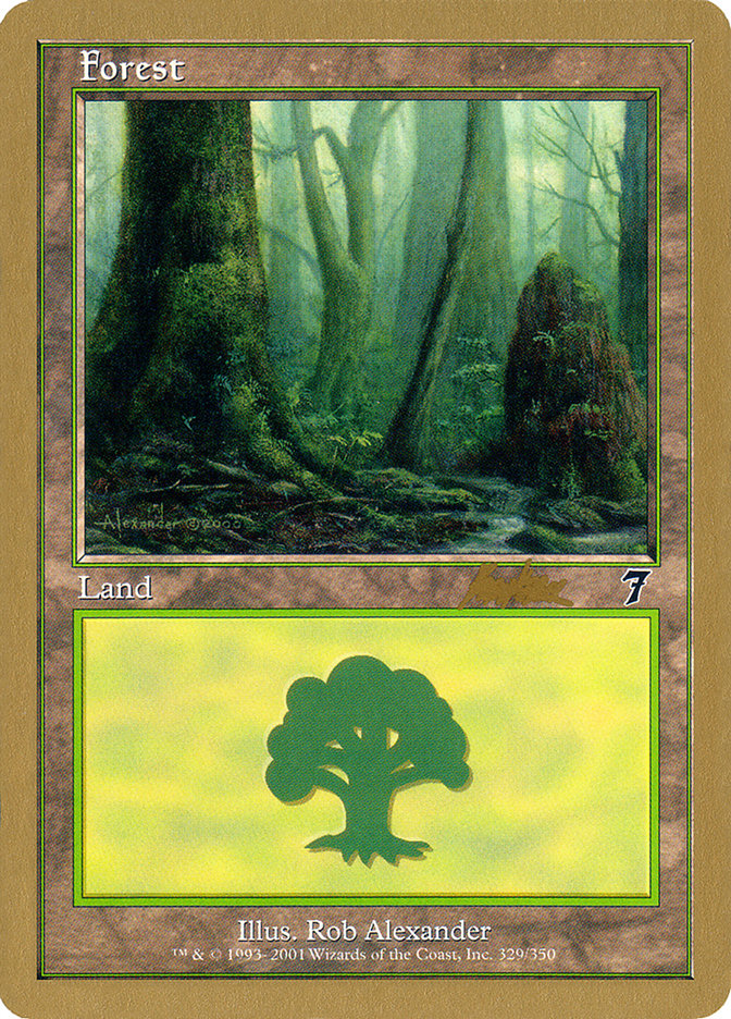 Forest (329) (Brian Kibler) [World Championship Decks 2002] | Grognard Games