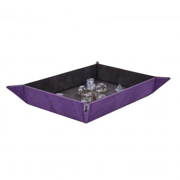 Ultra Pro Suede Magnetic Folding Dice Tray Amethyst | Grognard Games