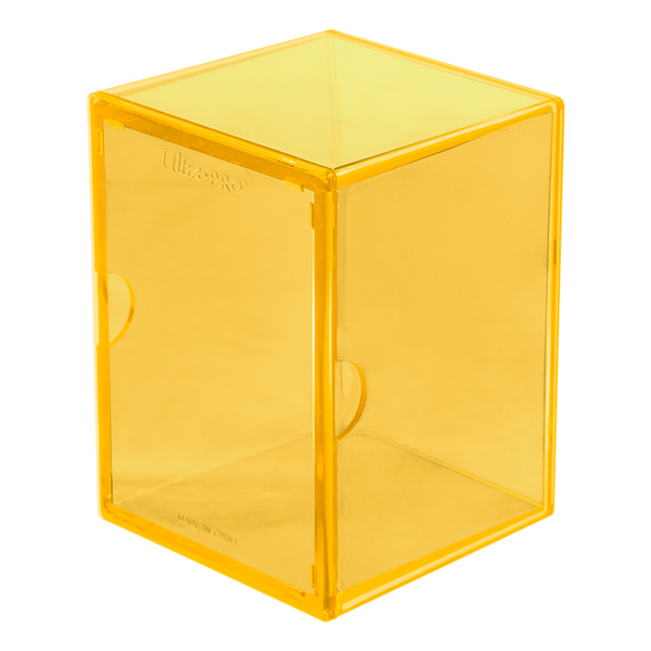 Ultra Pro Eclipse 2-Piece 100+ Deck Box Lemon Yellow | Grognard Games