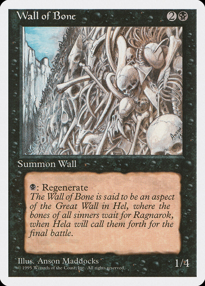 Wall of Bone [Fourth Edition] | Grognard Games