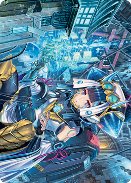 Covert Technician Art Card [Kamigawa: Neon Dynasty Art Series] | Grognard Games
